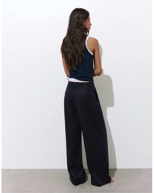 Pull&Bear Multicolor – leinenhose