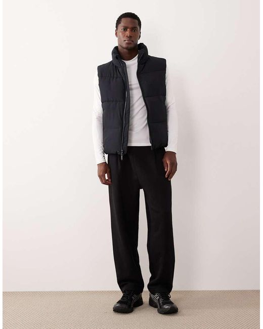 Abercrombie & Fitch Blue Ypb High Neck Gilet for men