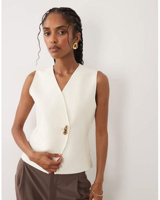 Gilet di Threadbare in Natural