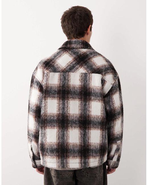 ASOS COLLECTIVE Green Oversized Quilted Jacket for men