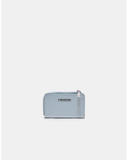 Stradivarius Blue Shimmery Card Holder