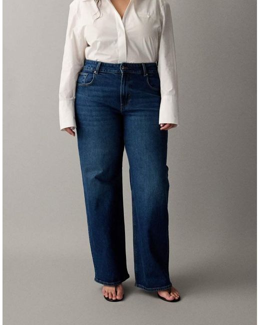 ONLY Blue Juicy Wide Leg Jeans