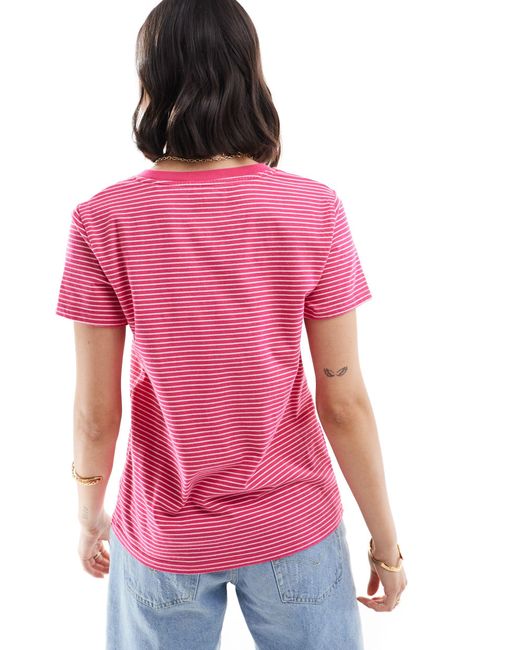 Levi's Pink V-neck Perfect T-shirt
