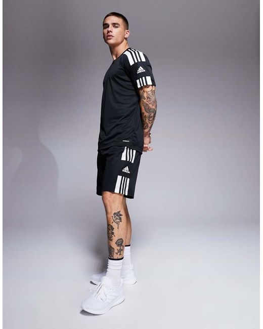 Adidas Originals Black Adidas Football Squadra 21 T-shirt for men
