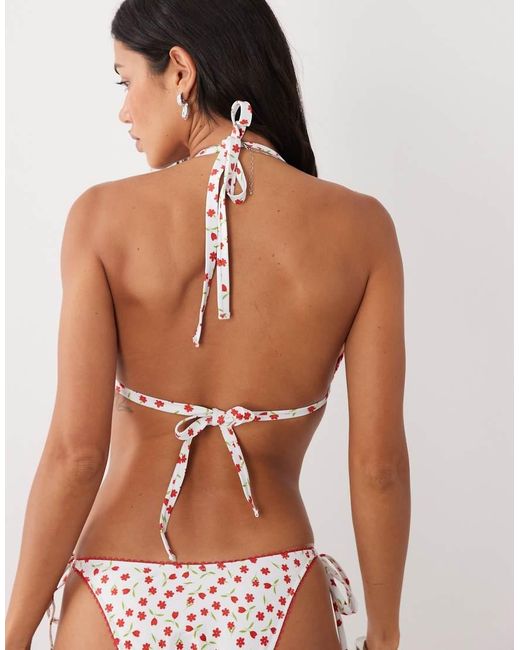Peek & Beau Multicolor Triangle Bikini Top