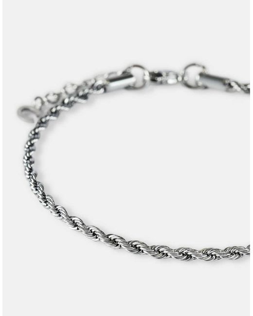 CERNUCCI White Rope Bracelet for men