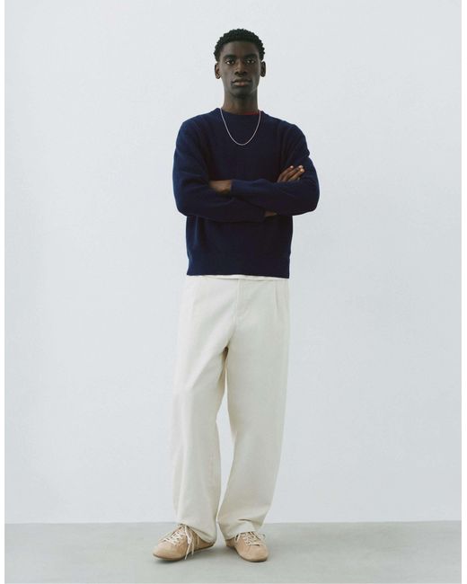 Pull basique Pull&Bear pour homme en coloris Blue
