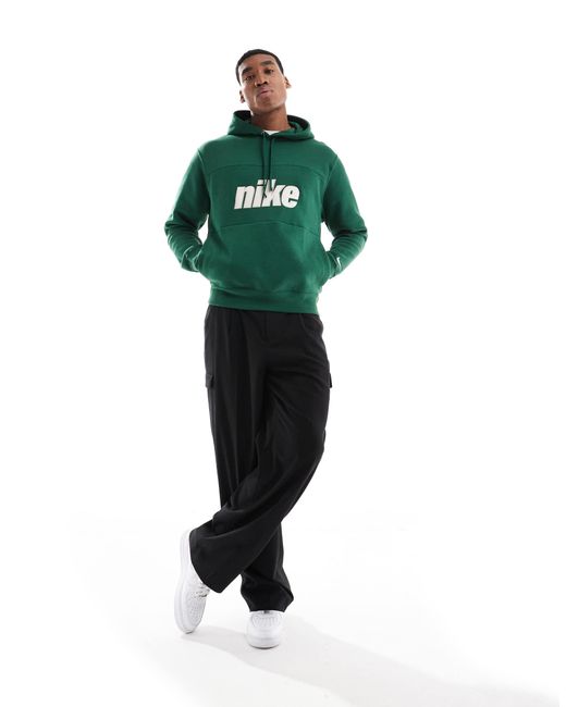 Nike block logo hoodie new arrivals