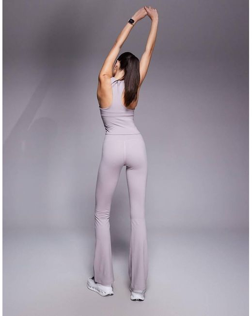 4505 Purple Icon High Waist Slim Kick Yoga legging