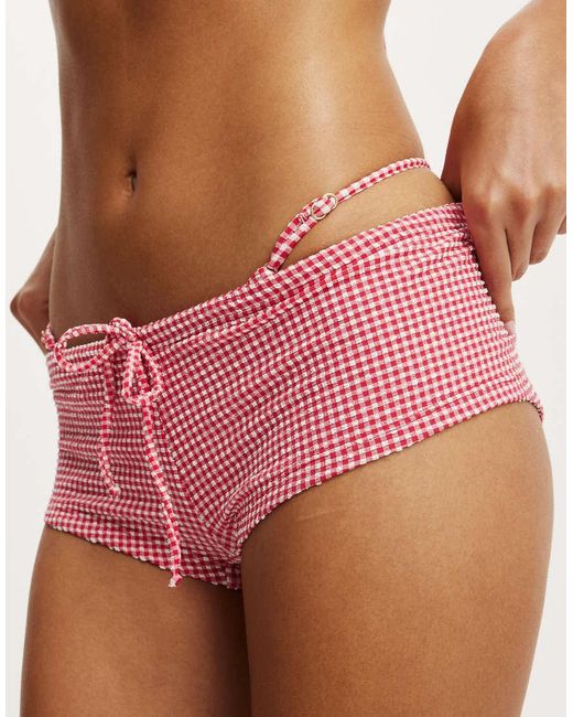 Cotton On Natural Tie Front Micro Boyshort