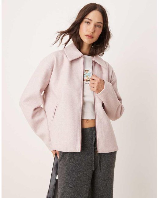 Jdy Pink Side Pocket Short Jacket