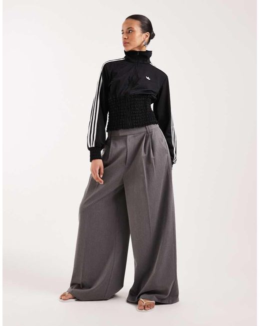 Adidas Originals Black Smocked Firebird Track Top