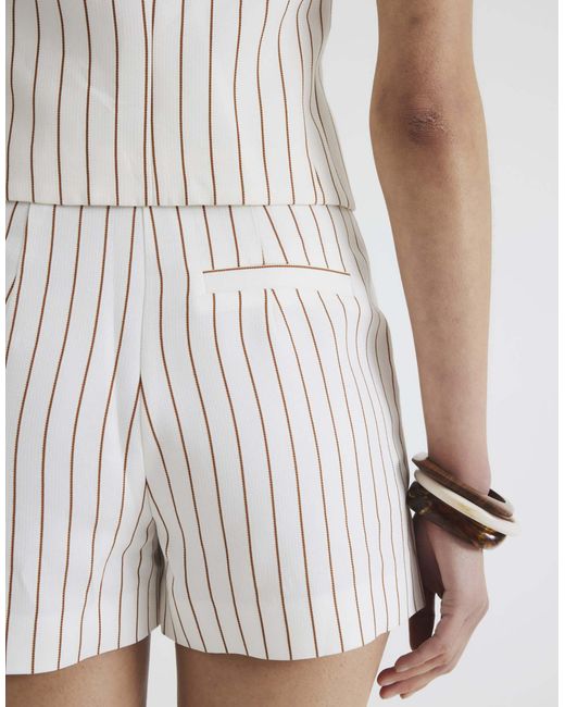 River Island White Tailored Short