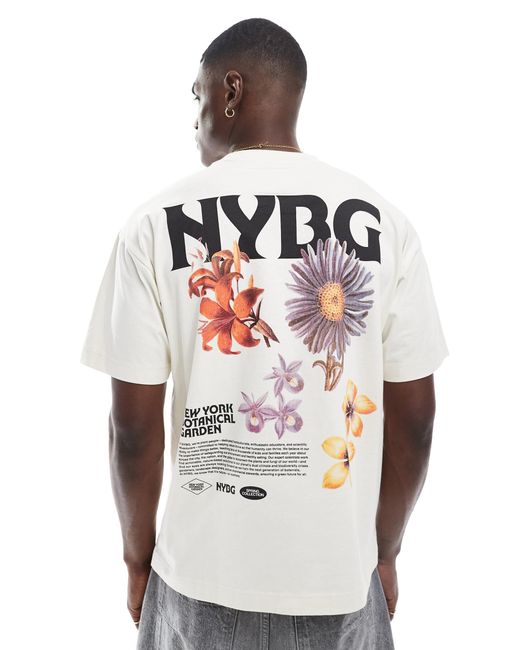 Cotton On White Cotton On Boxy Fit T-shirt With New York Graphic for men