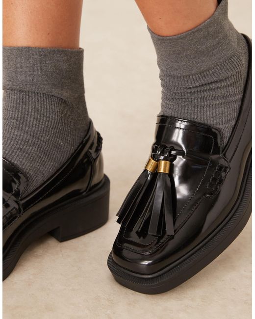 ASOS Black – matrix – loafer