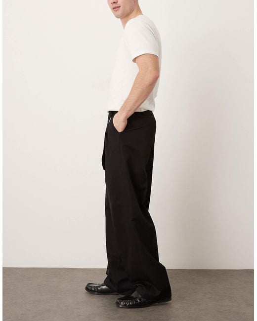 ASOS – elegante hose in Black für Herren