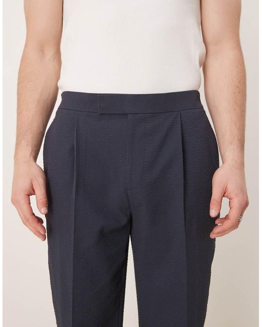 ASOS Natural Smart Co-ord Straight Leg Trousers for men