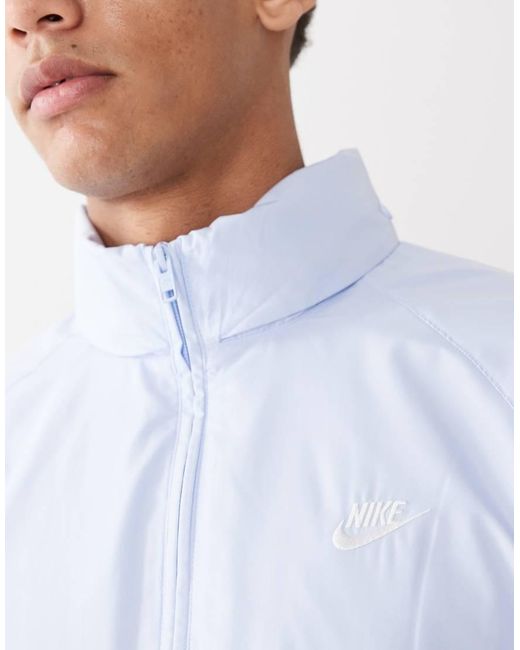 Nike Blue Half Zip Pullover Waterproof Fleece for men