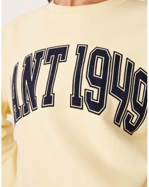 Gant Natural Graphic Collegiate Sweat