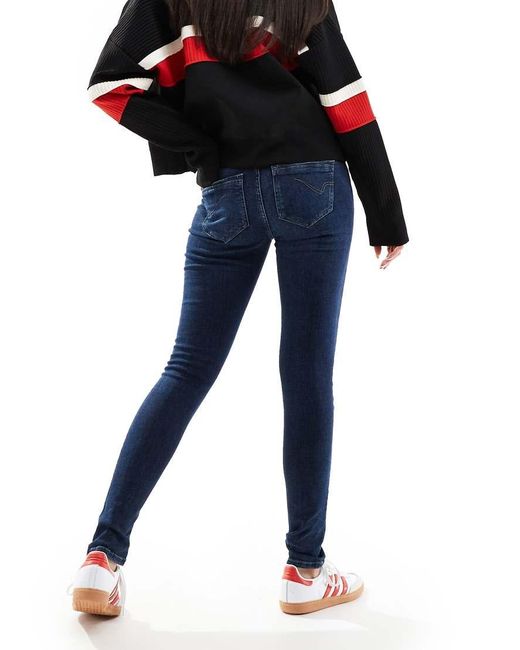 ONLY Blue High Waist Skinny Jeans