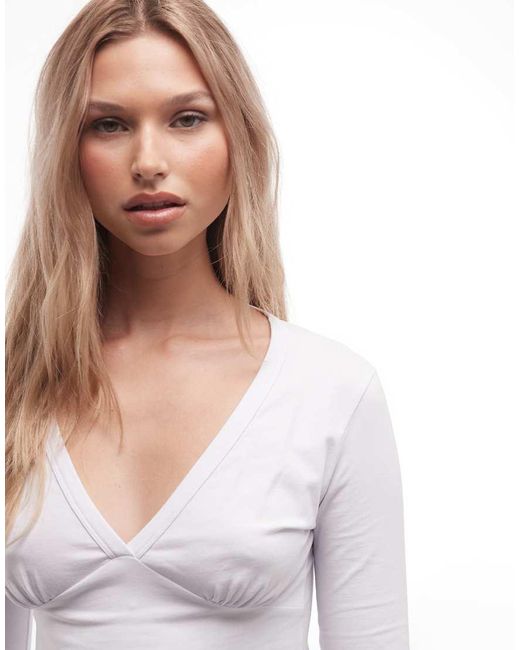 Collusion Gray Deep V Vest Top