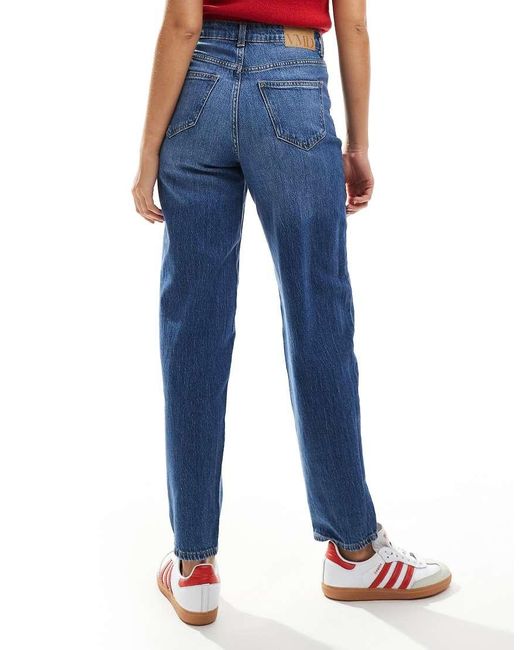 Vero Moda Blue Tessa Mom Jeans