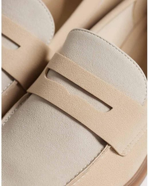 ASOS Natural Penny Loafers for men
