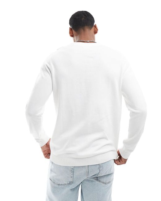 Jack & Jones – pullover in White für Herren