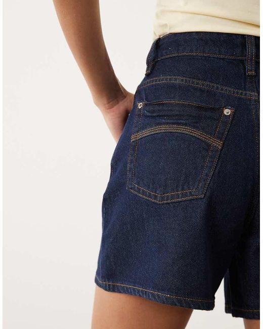Cotton On Blue High 90s Denim Shorts
