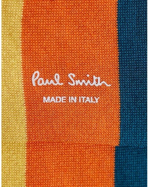 Paul Smith Blue Striped Socks for men