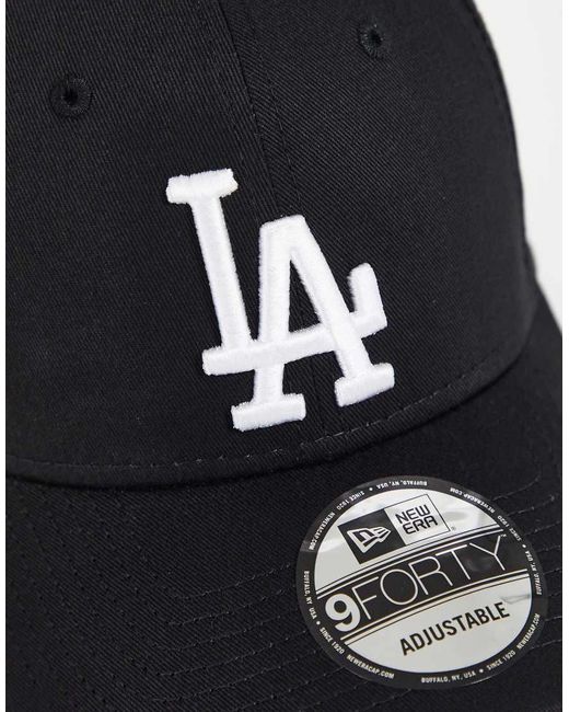 KTZ Black La Dodgers 9forty Cap