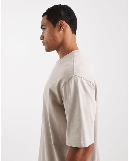 Levi's – oversize-t-shirt in Natural für Herren