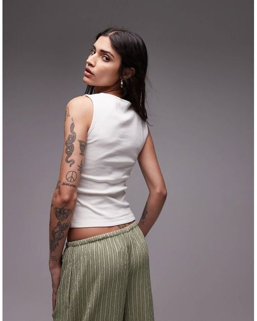 TOPSHOP Gray – tanktop