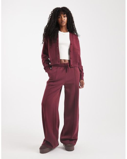 Threadbare Red Jersey Button Up Cardigan