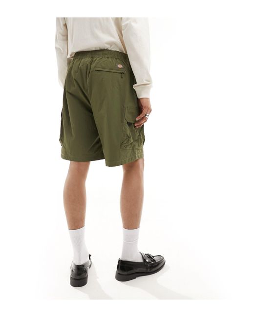 Pantalones cortos cargo caqui oscuro jackson Dickies de hombre de color Green
