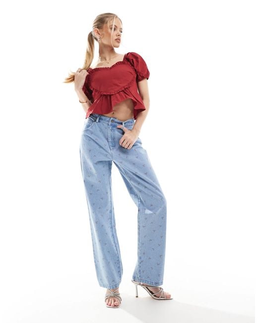 The Frolic Red – exklusives oberteil