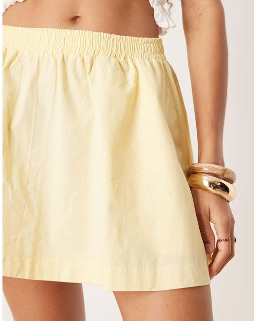 ASOS Natural – voluminöser minirock