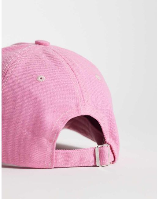 Kaiia Pink Embroidered Logo Cap