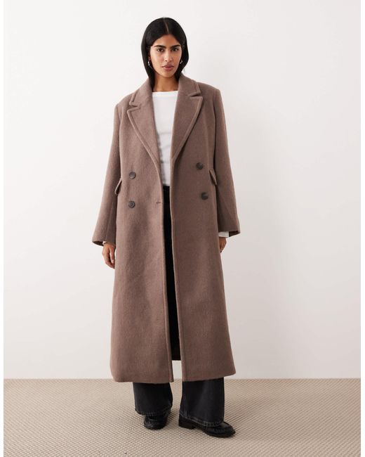 Y.A.S Natural Premium Textured Formal Maxi Coat