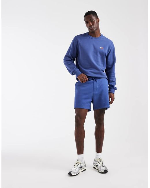 Tommy Hilfiger Blue Flag Logo Shorts for men