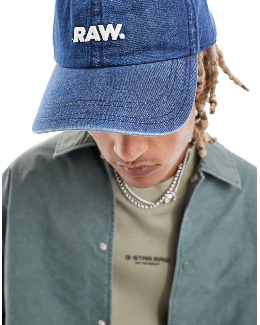Raw - cappellino con visiera di G-Star RAW in Blue da Uomo
