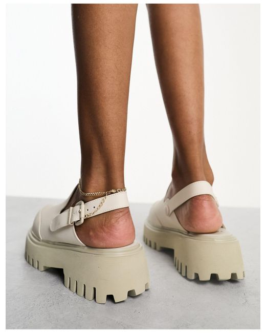 Bronx White Multi Way Groovy Mule Sandals
