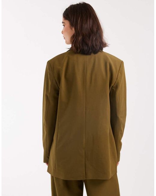 ASOS Green Relaxed Blazer