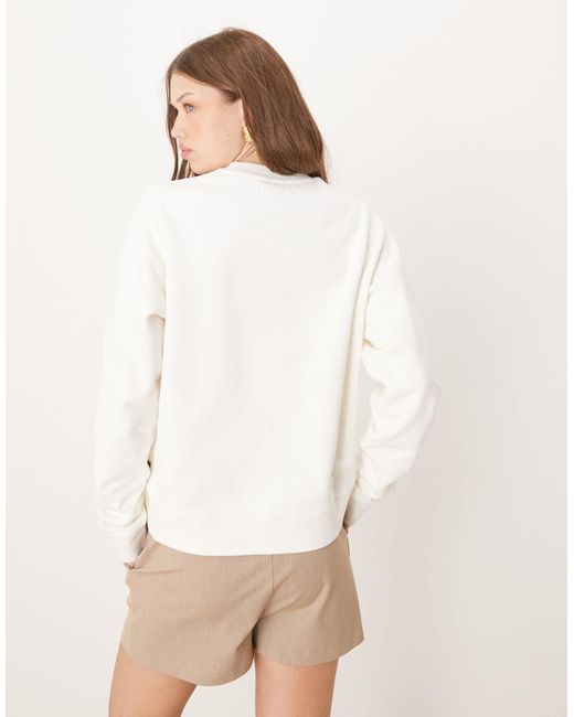 Barbour Natural Bede Os Crew Sweatshirt