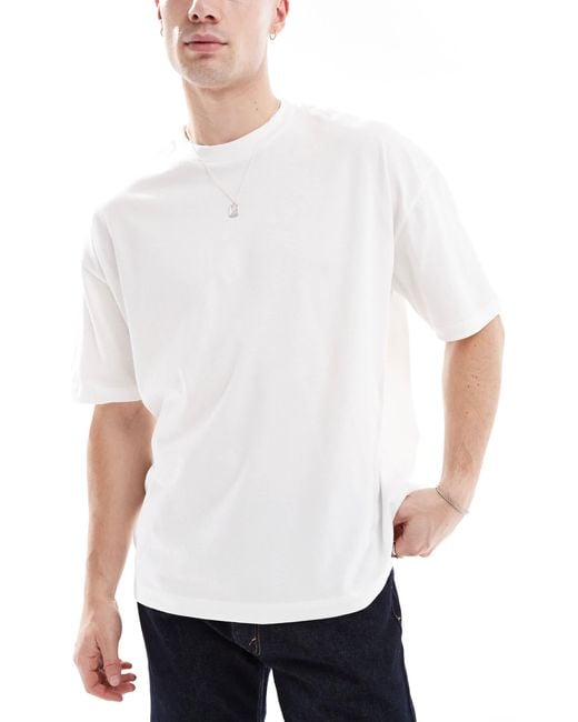 ASOS White Essentials 3 Pack Oversized T-shirts for men