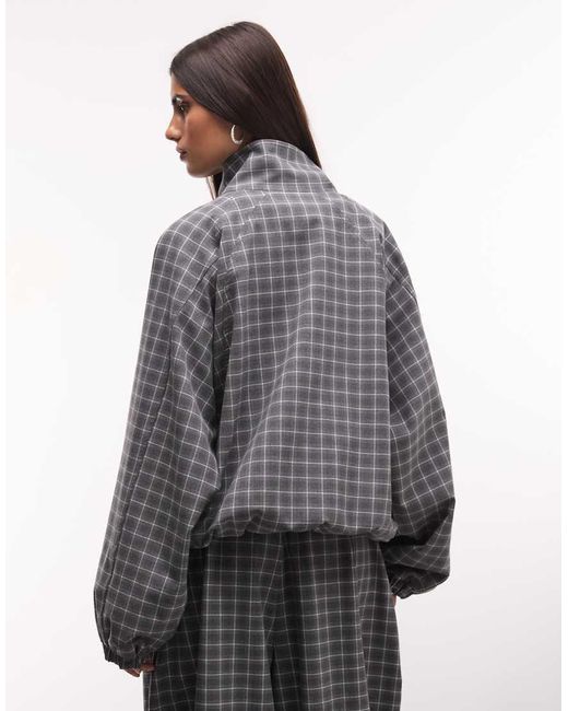 Collusion Black Oversized Tailored Track Top