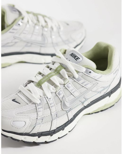 P-6000 - baskets - et vert clair Nike pour homme en coloris White