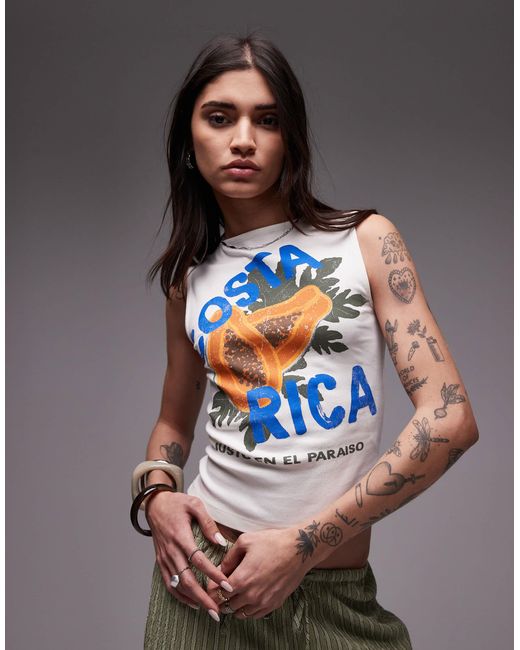 TOPSHOP Gray – tanktop