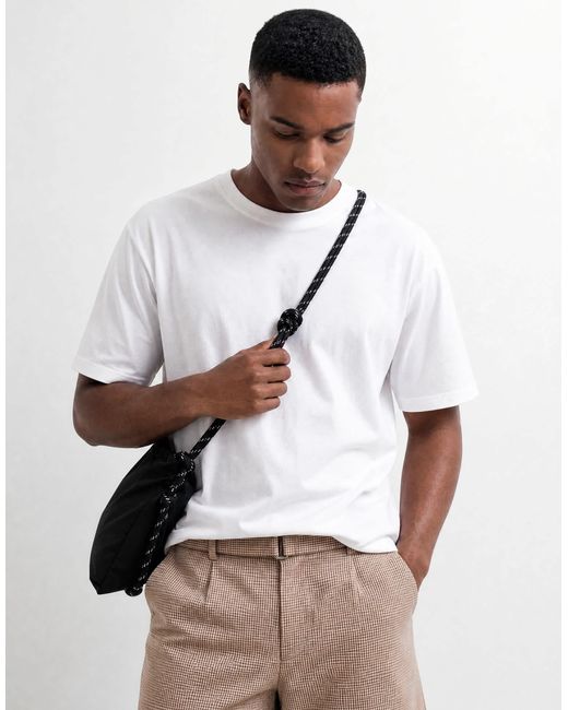 ASOS – 2er-pack basic-t-shirts in White für Herren