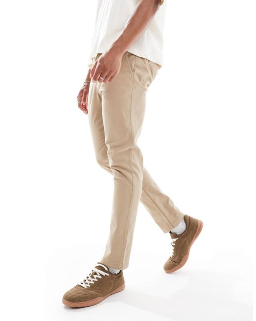 Jack & Jones White Slim Fit Chinos for men